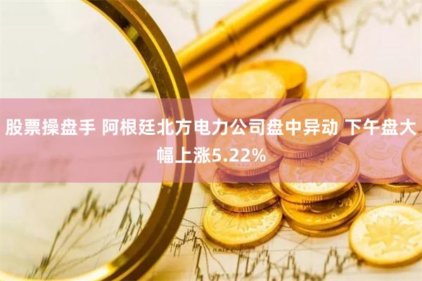 股票操盘手 阿根廷北方电力公司盘中异动 下午盘大幅上涨5.22%